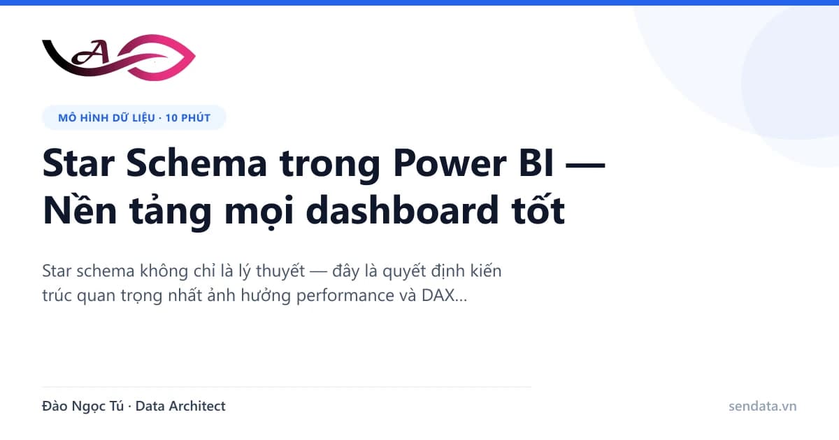 Star Schema trong Power BI — Nền tảng mọi dashboard tốt - SenData blog Power BI